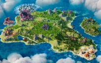 MMO RPG World Map