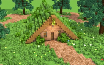 Cozy Alpine Nature Cabin – Fully Decorated Interior