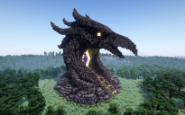 Minecraft Raven Nether Portal Statue V03 Free