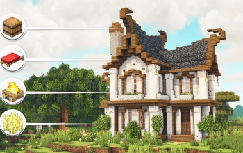 Ultimate Pale Oak House