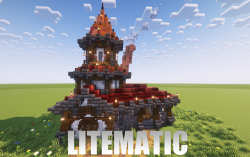 Medieval fantsay Blacksmith (Litematic)