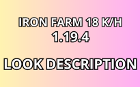 Iron Farm 18k/h - 1.19.4 - Look descripcion