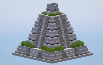 Mayan Pyramid Temple
