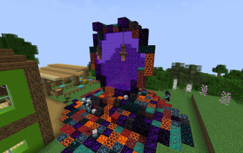 Scary Minecraft Nether Portaal