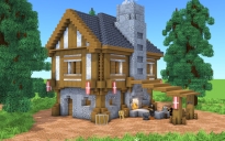 Medieval Blacksmith House – Fully Decorated Interior