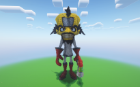 Minecraft Doctor Neo Cortex Statue