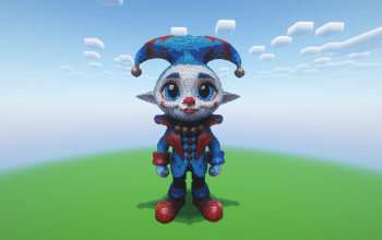 Minecraft Court Jester Statue