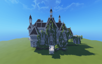 Castle Medieval Pale Garden - Litematica
