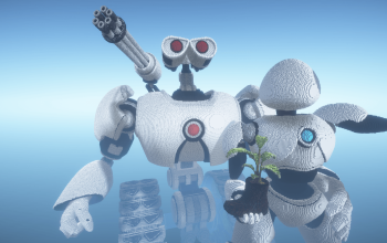 Wall-E and Eve 🤖