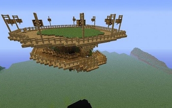 Floating island with stairs!