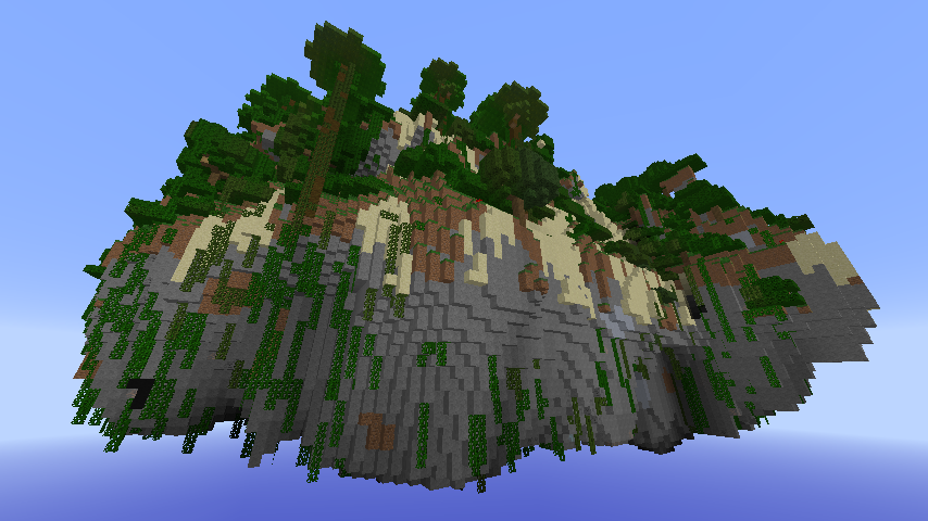 floating jungle cluster creation 2776 minecraft pe servers