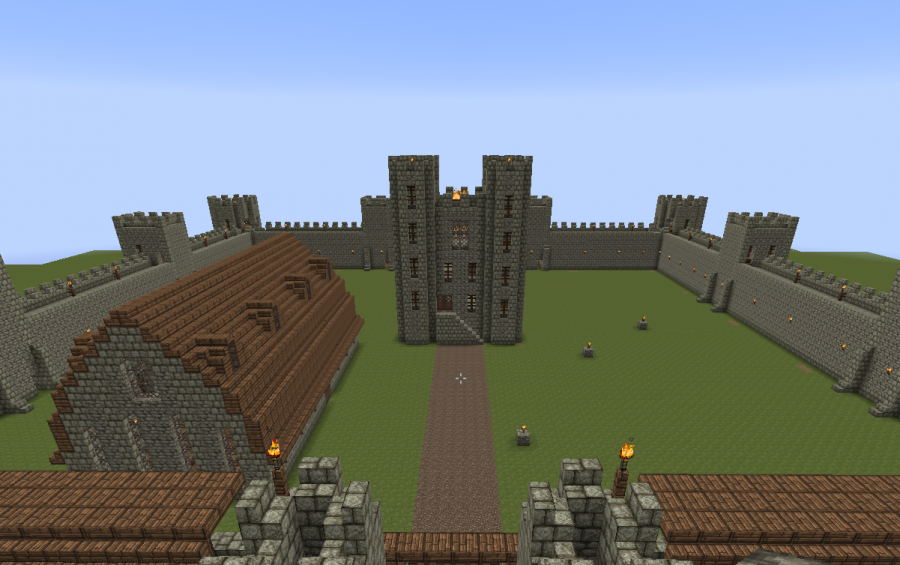 Medieval Minecraft Castle Schematics And Blueprints