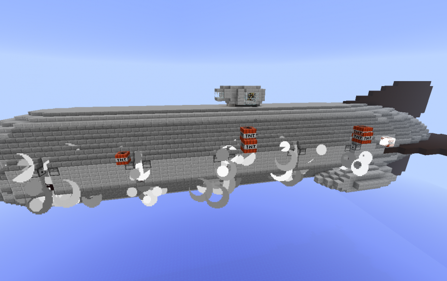 Royal Navy Battleship Airship For Movecraft Creation 2845