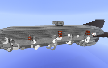 Royal Navy Battleship Airship for Movecraft