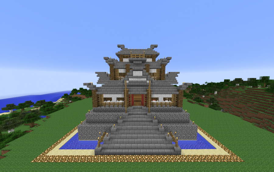 Asian Pagoda - Blueprints for MineCraft Houses, Castles, Towers, and more