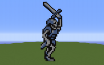 Armored Skeleton with sword Castlevania 3