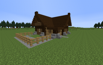 Medieval farmer house