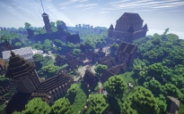 Lepelville 1.7.x (medieval town, castle, mansion, tower, village-in-a-hole, pvp arena and more!)