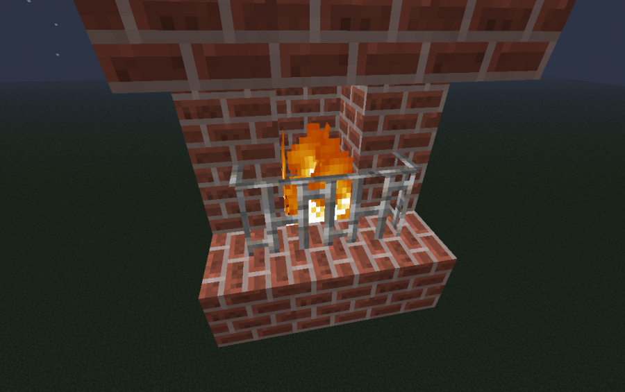 minecraft log cabin chimney minecraft log cabin chimney