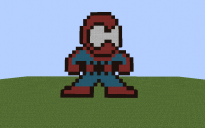 Spider Man Pixel Art