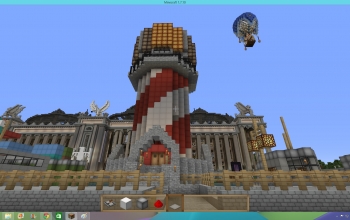 Functional Redstone Lighthouse
