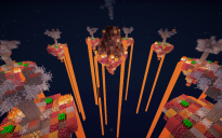 Nether Themed SkyWars Map