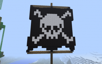 Pirate ship flag