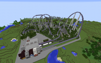 Blu Fire Megacoaster rollercoaster