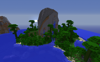 Jungle Island Volcano