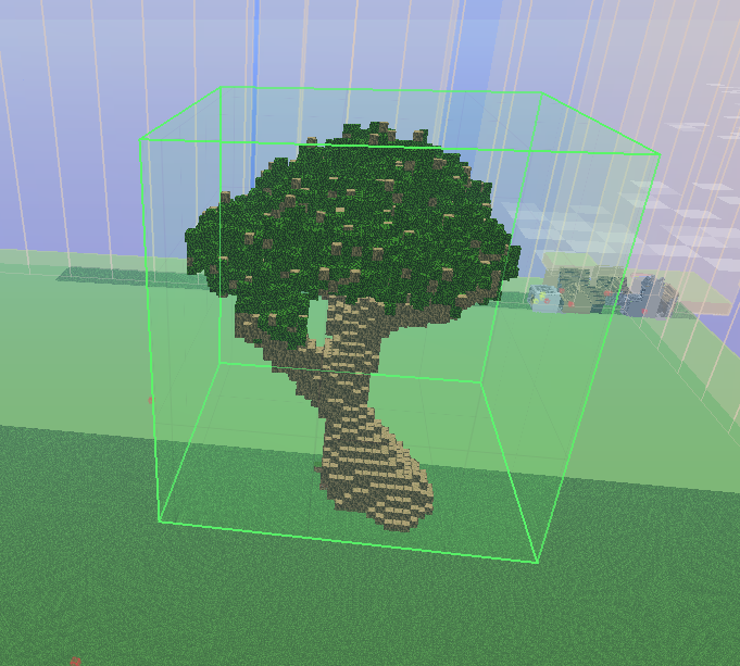 minecraft giant tree schematic.