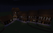 Medieval Gothic Winter Village Houses Template by.AlterEdo