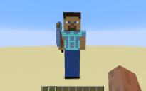 steve with pickaxe