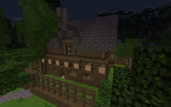 wooden house