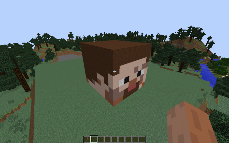 Steve Head Minecraft Pixel Art
