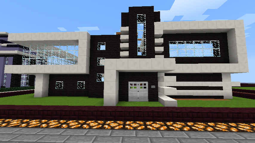 Modern House - Black and White, creation #4333