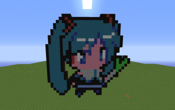 Chibi Miku Pixel Art