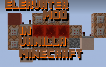 Elervater Mod in Vanilla minecraft