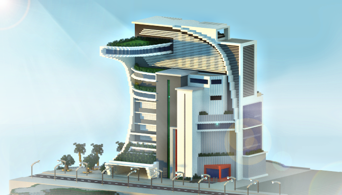 Modern Futuristic Building Creation 4798