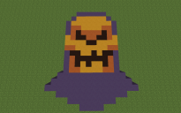 Pixel Skeletor 16x18 [horiz.]