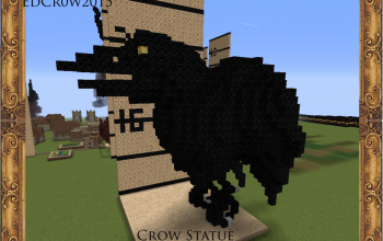 Crow Statue