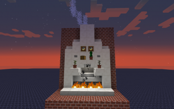 Automatic lighting fireplace