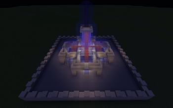 Lava Lit Quartz Fountain