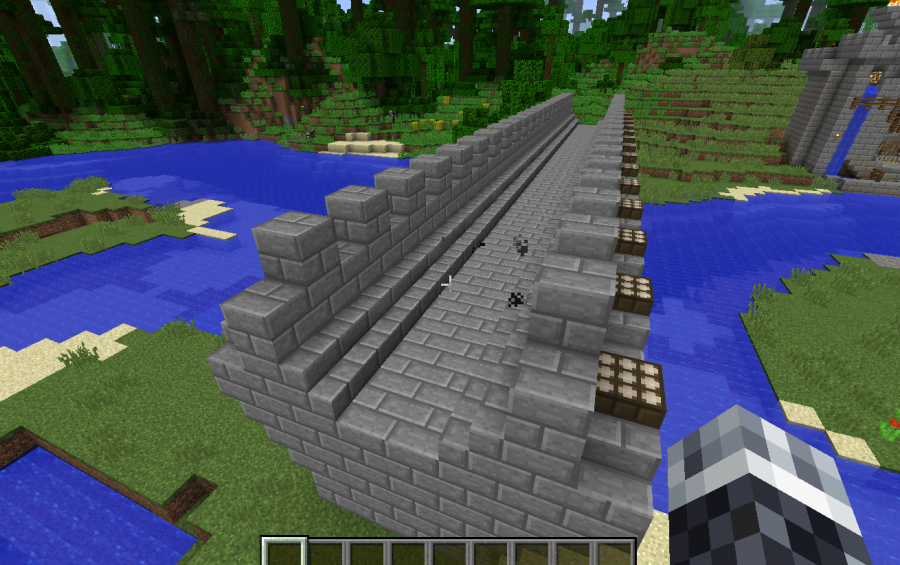 Minecraft castle, Minecraft, Minecraft bridges