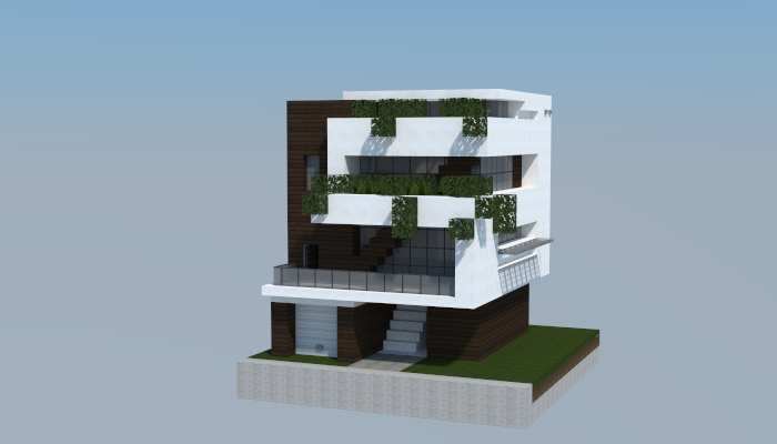 16x16 Modern House 3, creation #5768 16x16 Modern House 3, creation #5768