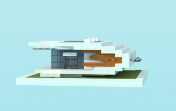 16x16 modern house 4