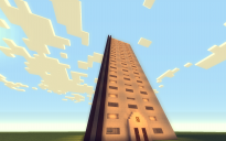 big modern glowstone tower