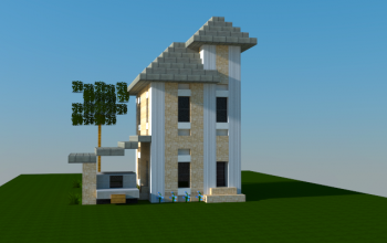 16x16 Traditional House 3