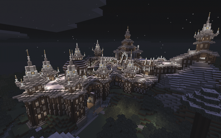 fantasy castle minecraft