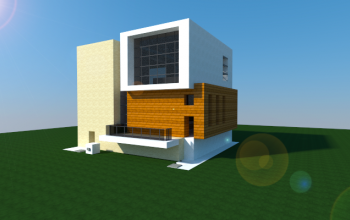 16x16 Modern redstone house