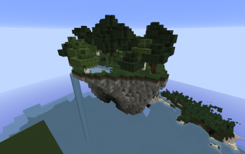 Sky Island with survival house